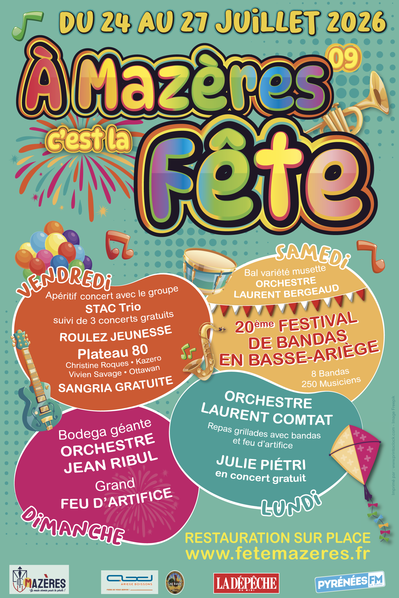 A Mazères, c&rsquo;est la Fête