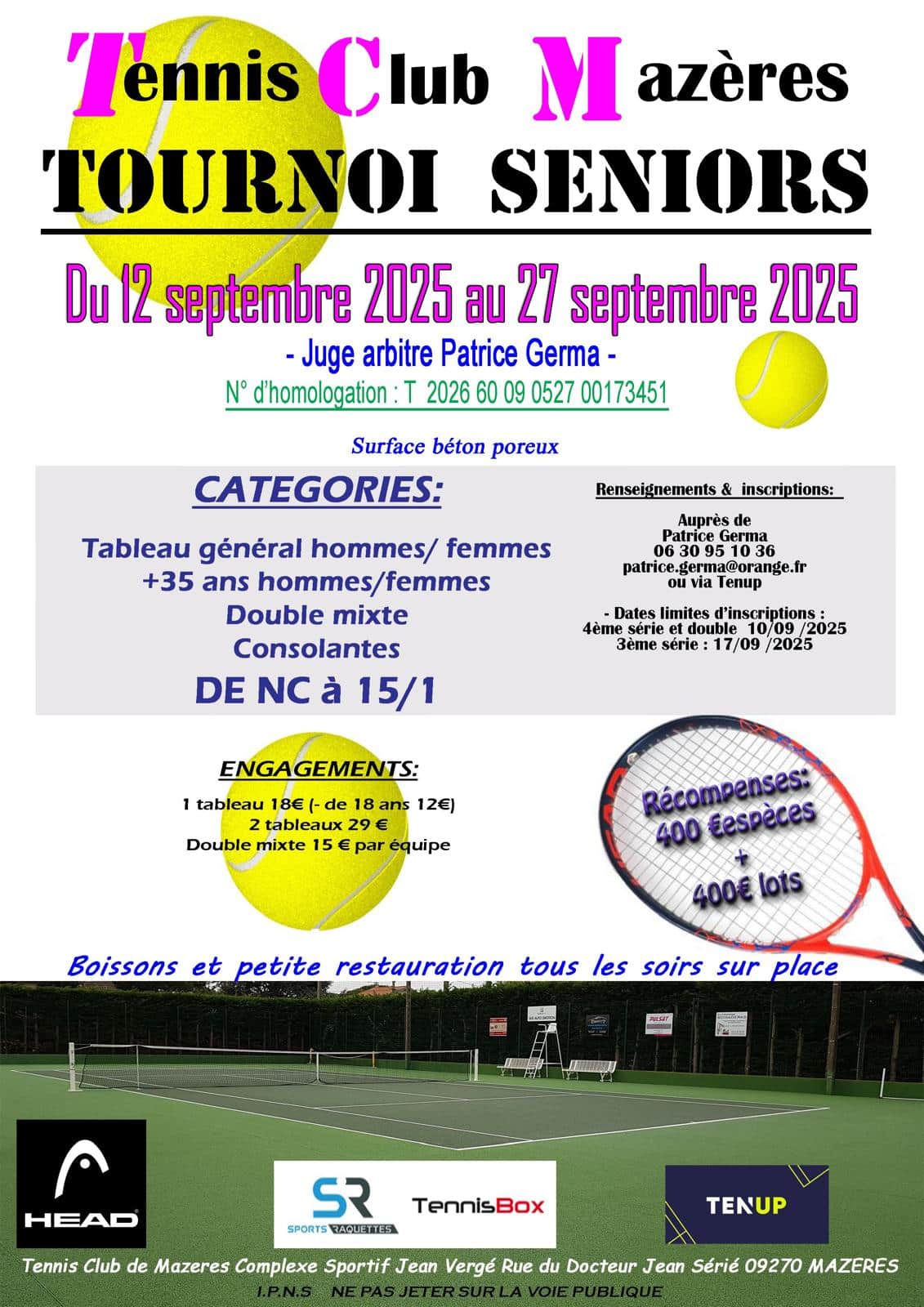 Tournoi de Tennis