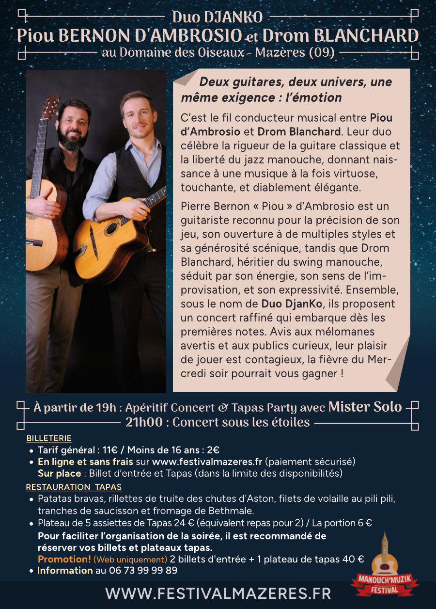 Concert sous les étoiles